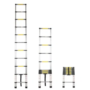 Une échelle télescopique de 3 mètres, votre alliée pour atteindre de nouveaux sommets en toute sécurité et simplicité